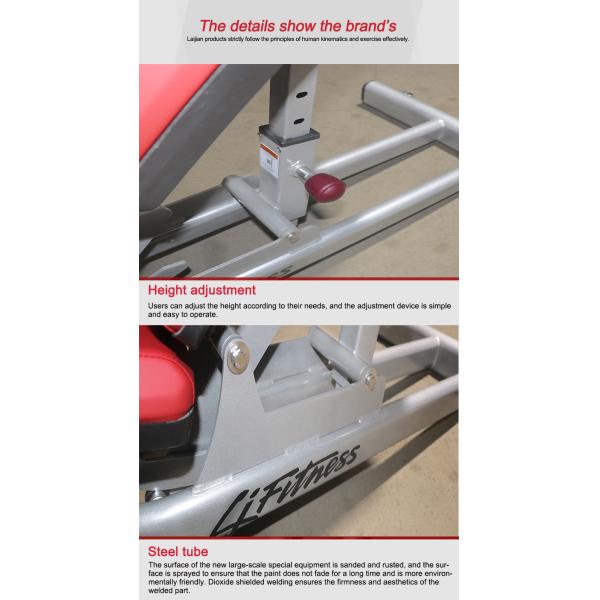 Gym Club Life Fitness Multi Adjustable Bench Body Fit Equipment