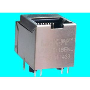 Step File Vertical RJ45 Jack LPJD5011BENL 10 / 100Base-T Integrated Magnetic