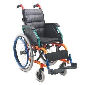 China 30cm Aluminum Manual Wheelchair For Home Use Pediatrics Children on sale