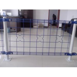 Q195 PVC coated Welded Double-lap fence/Double Circle Wire Fence with factory