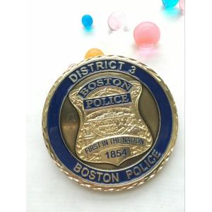 Coin Manufacturer Souvenir Metal Custom Police Challenge Coin