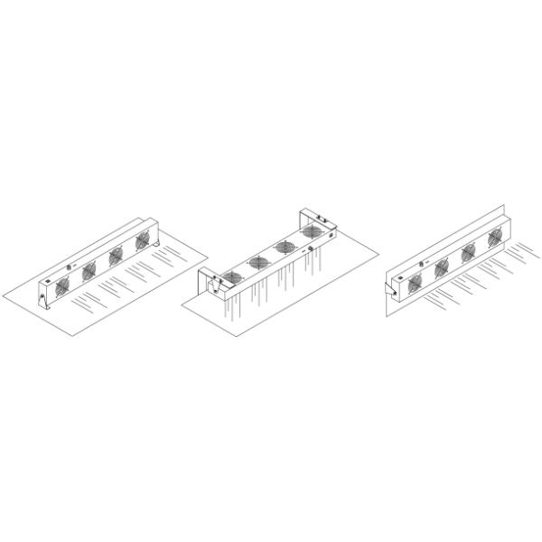 25W Electric Air Blower Static Overhead Ionizer Elimination Blower High Voltage 110V/60 Hz