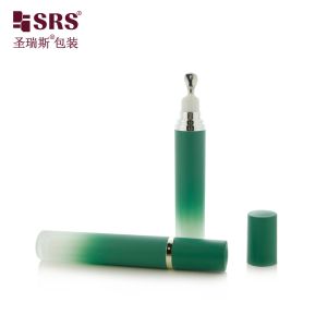 LR001 15ML 20ML Luxury Acrylic Bottle With Metal Applicator Zinc Alloy Material