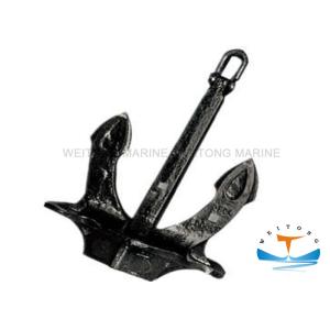 ABC Hall Type Anchor , Hall Stockless Anchor Steel Casting Black Painting Finish