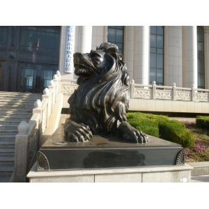 Antique Large Man fighting with lions bronze sculpture ,customized bronze