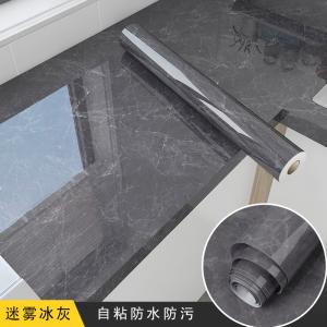 0.16mm-0.18mm Thickness Marble Wallpaper Wall Covering PVC Film Contact Paper