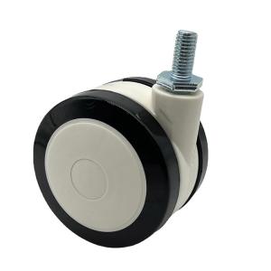 China Double Polyurethane Quiet Caster Wheels For Medical Equipment 75MM on sale