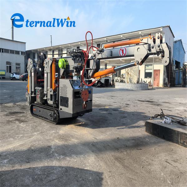 Steel 3 Ton 5 Ton Spider Crane Electric and Diesel Power for Maximum Strength