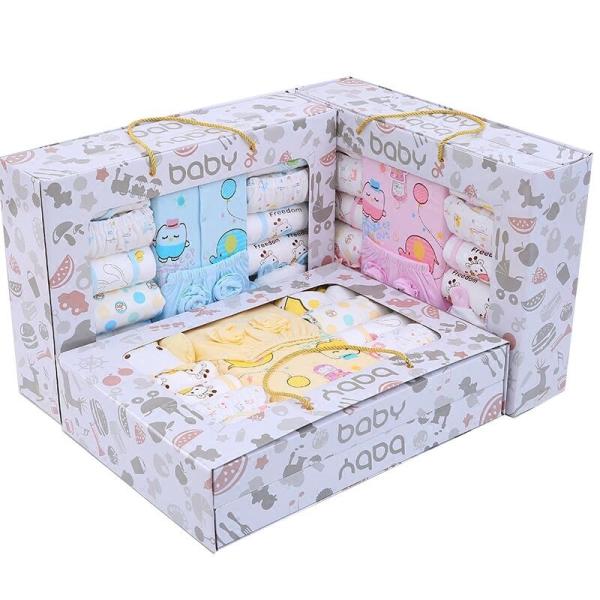 6x4x2 Customizable Mailer Boxes Baby Blanket Gift Box corrugated Cardboard Suitcase