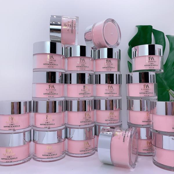 Wholesale Buttery Acrylic Powder Cover Nude Pink Clear Acrylic Powder Base Cover