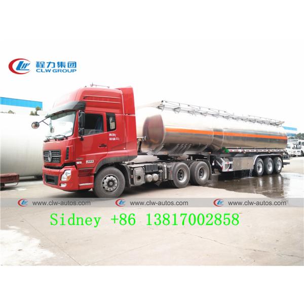 Buy LHD RHD Tri Axle 47cbm Aluminum Alloy Diesel Tank Truck at wholesale prices
