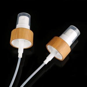 SS304 Spring 24 415 Bamboo Shampoo Hand Body Lotion Pump