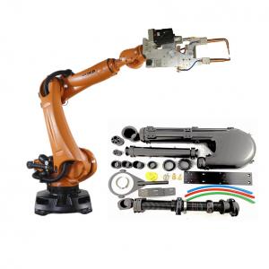 Quality KR 360 R2830 universal robot with spot welding gun and CNGBS dress pack KUKA industrial robot arm for sale