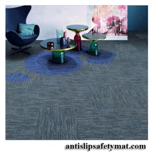Tufted PVC Backing Residential Nylon Carpet Tiles 60x60CM