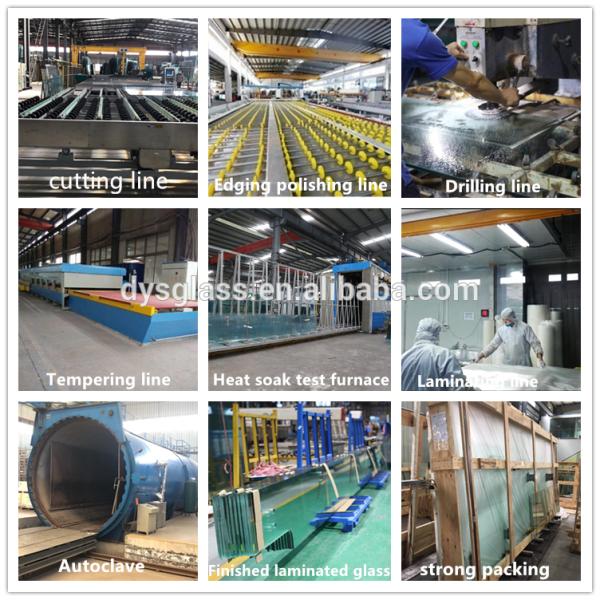 Sunroom Construction Customized Design Skylight Dome Safety clear Pvb Sgp Interlayer Flat Tempered Laminated Glass Roof Panels