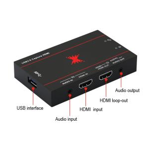 1920x1080 Resolution USB 3.0 Capture Card for 4K Live Streaming and Video