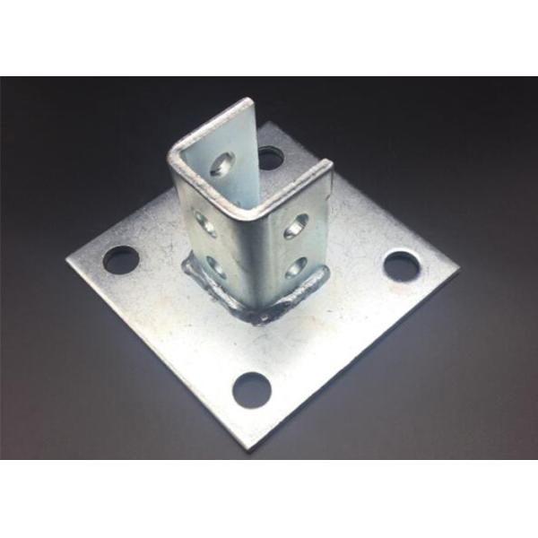 Buy Hot Dip Galvanized Strut Fitting Post Base Brackets at wholesale prices