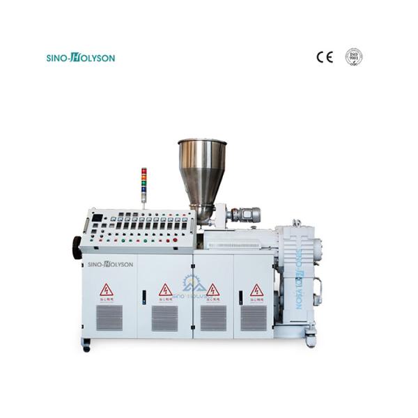 Buy Counter Rotating Conical Twin Screw Extruder Plastic PVC 40 Rpm at wholesale prices