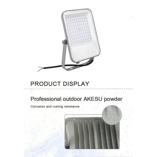 EMC Ip65 100w Led Flood Light 100lm/w 6500K For Sports Stadiums