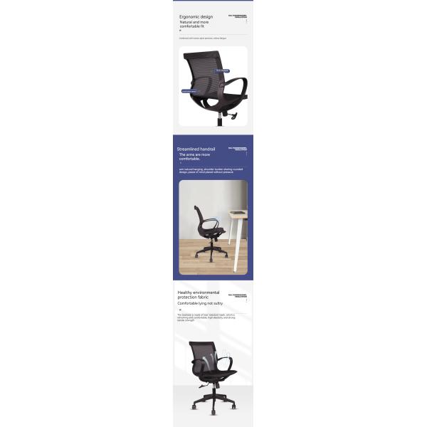 Functional and Durable Office Study Writing Computer Chair in Scandinavian Style