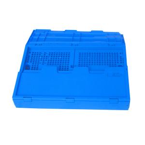 Bulk Totes Plastic Crate Reusable Collapsible Crate Plastic Container Compact