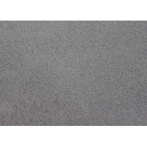 Quality Flat Deep Grey Artificial Stone Countertops Strong Temperature Resistant for sale