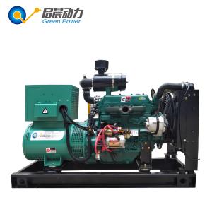 Biogas engine generator for cow farm power generating