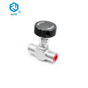 AFK High Pressure 3000psi Stainless Steel Needle Valve Two Way 1/8 1/4 3/8 1/2