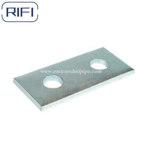 Wing Shap Fittings 8 Hole Unistrut Channel Fittings Galvanized Steel