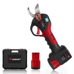 LED Display Garden Cordless Pruning Shears 16.8V With 2 Rechargeable Batteries