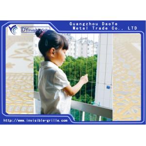 Nylon Coating Invisible House Safety Grill High Quality Materials With 50mm Gap