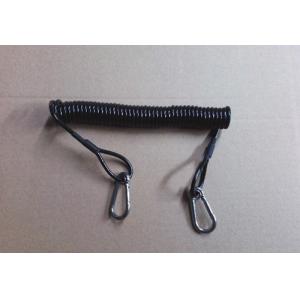 Custom Special Length Spring Key Chain w/ Screw Fixed Hooks Connecting Spiral