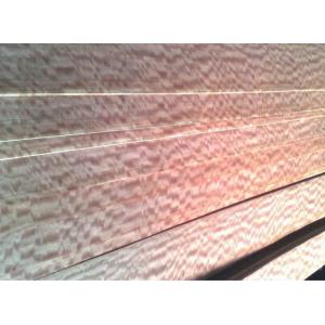 Natural Figured Makore Wood Veneer Sheet for Projects