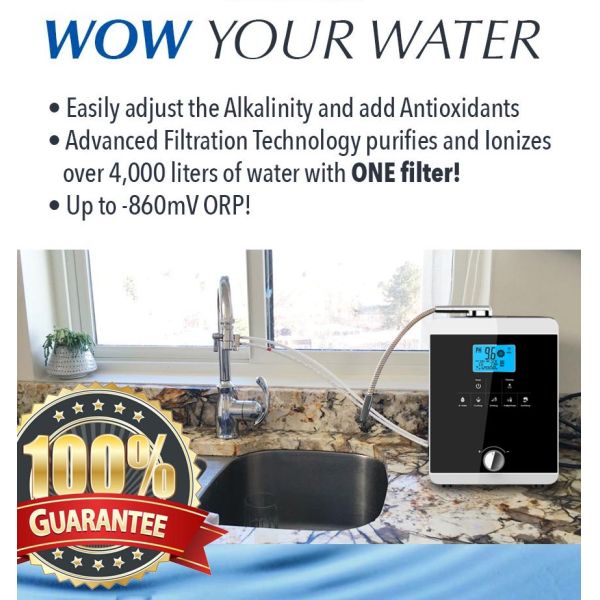 Pure Hydration Alkaline Water Machine/Home Water Filter/PH Water,loaded with Antioxidants