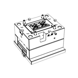 OEM / ODM : custom molding / Earphone left fixing bracket (1*8) No.24211