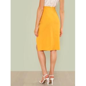 Summer Split Pencil Skirt for Lady