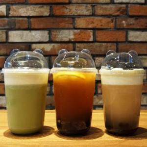 Eco - Friendly Disposable Plastic Cups For Ice Cream Dessert Shops 90mm/95mm