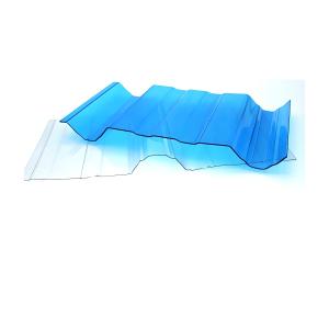 Blue 0.8mm to 2.8mm High-Temperature Resistant Plastic Polycarbonate corruagted