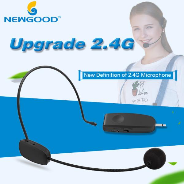 China Handheld Headset 2 in 1 2.4G Wireless Microphone Speech Headset Megaphone Mic for Loudspeaker Teach Meeting Tour Guide on sale China Handheld Headset 2 in 1 2.4G Wireless Microphone Speech Headset Megaphone Mic for Loudspeaker Teach Meeting Tour Guide on sale