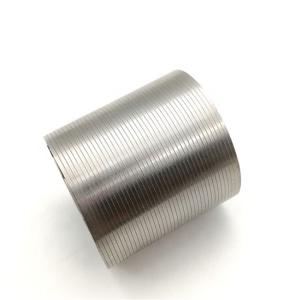 Mill Grade Aisi 304 316 Stainless Steel Wedge Wire Filter For Pump Equipment