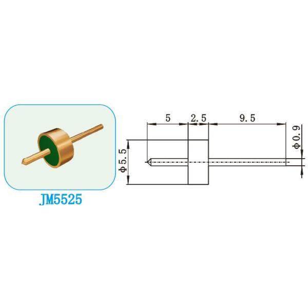 Hermetic RF Feedthroughs Glass To Metal Seal Connectors Pierced Pin