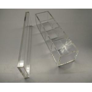 clear acrylic divider storage box with lid