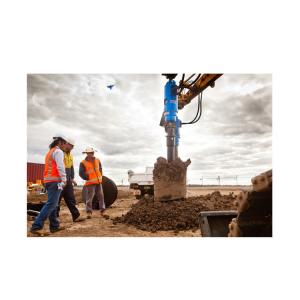 Excavator Attachment Powerful Earth Auger Ground Drill Dirt Rock