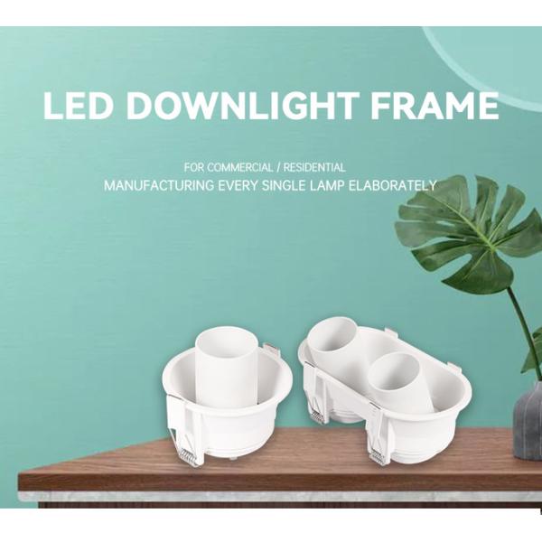 Customizable Anti-Glare GU10 Recessed Spotlight Frame Designed For Commercial Spaces