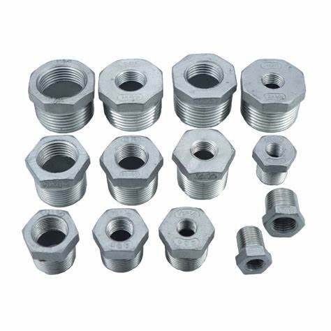Stainless Steel 304 Bushing Threaded Forged Pipe Fittings Reducer Bushing Steel