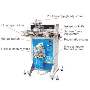 SF-400 Model Screen Printing Machine for Perfume Bottles with 20pcs/min Print