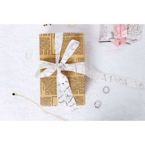 Gift Ribbon set custom for gift packing birthday merry Christmas ribbon 1 yard Luxury Christmas Ribbon