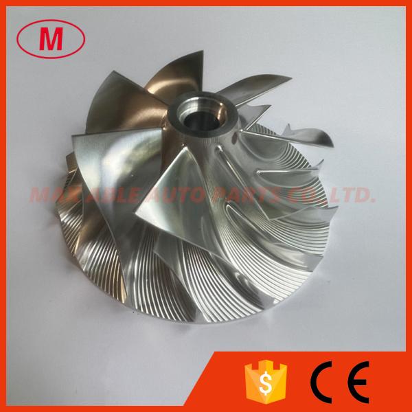RHC9 70.00/90.00mm 7+7 blades turbo milling/Aluminum 2618/billet compressor wheel