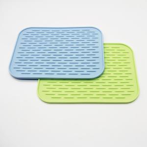 China Heat Resistant Glass Cup Collapsible Silicone Dish Mat on sale