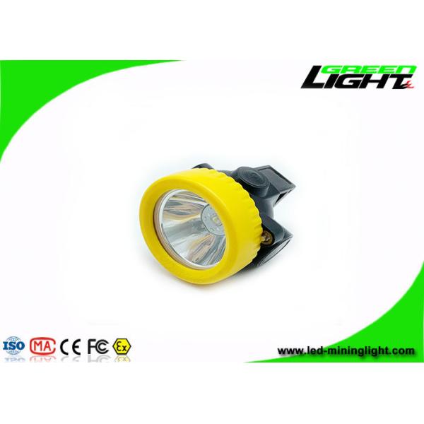 IP67 Waterproof Rechargeable Miners Headlamp ABS PC 5000Lux Cordless Cap Lamp